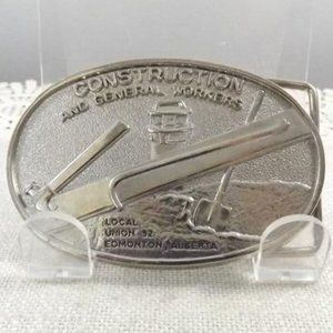 Vintage Local Union 92 Construction Belt Buckle